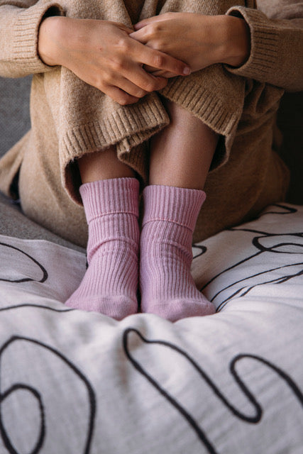 Cashmere Bed Socks, Lily