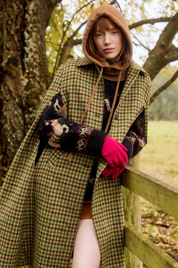Women's Cashmere Gloves, Razzle Dazzle