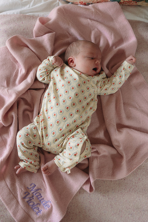 Cashmere Baby Blanket, Rose Pink