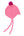 Cashmere Baby Bonnet, Parsons Pink with Mischief Pom