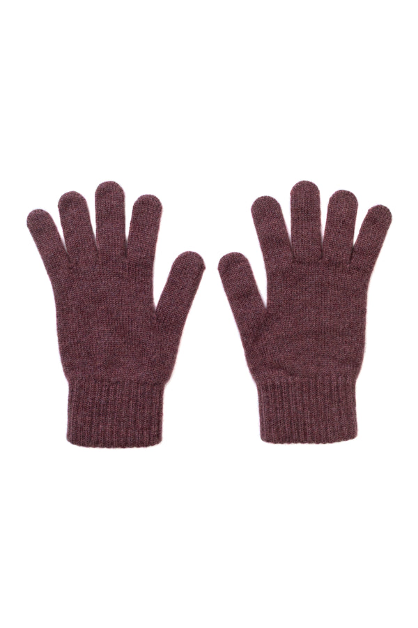 Women's Cashmere Gloves, Merlot