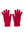 Women's Cashmere Gloves, Razzle Dazzle