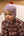 Cashmere Baby Bonnet, Lupin with Chianti Pom