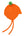 Limited Edition Halloween Cashmere Baby Bonnet, Pumpkin with Fern Pom