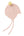 Cashmere Baby Bonnet, Marshmallow with Lemon Pom