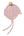 Cashmere Baby Bonnet, Marshmallow with Lemon Pom