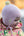 Cashmere Baby Bonnet, Marshmallow with Lemon Pom