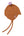 Cashmere Baby Bonnet, Toffee with Lupin Pom